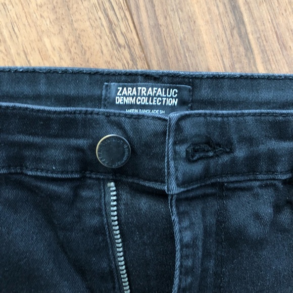 Zara extra high rise super stretch black skinny Jean - Picture 7 of 8